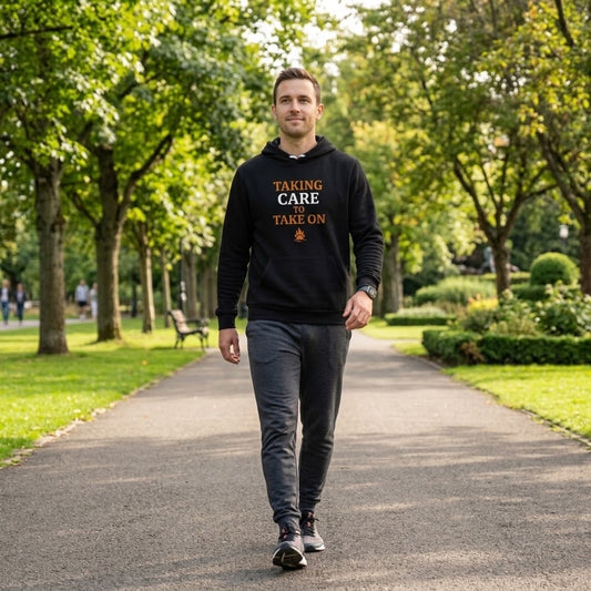 Taking Care to Take On Fleece Hoodie