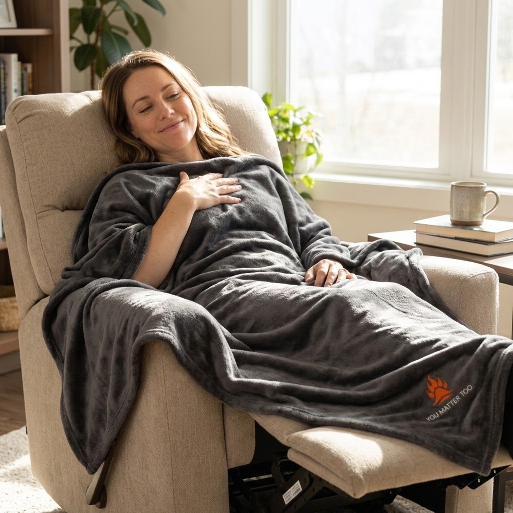 You Matter Too Premium Sherpa Blanket