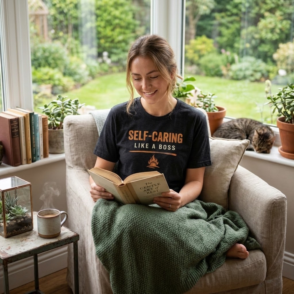 Self-Caring Like a Boss Softstyle Tee